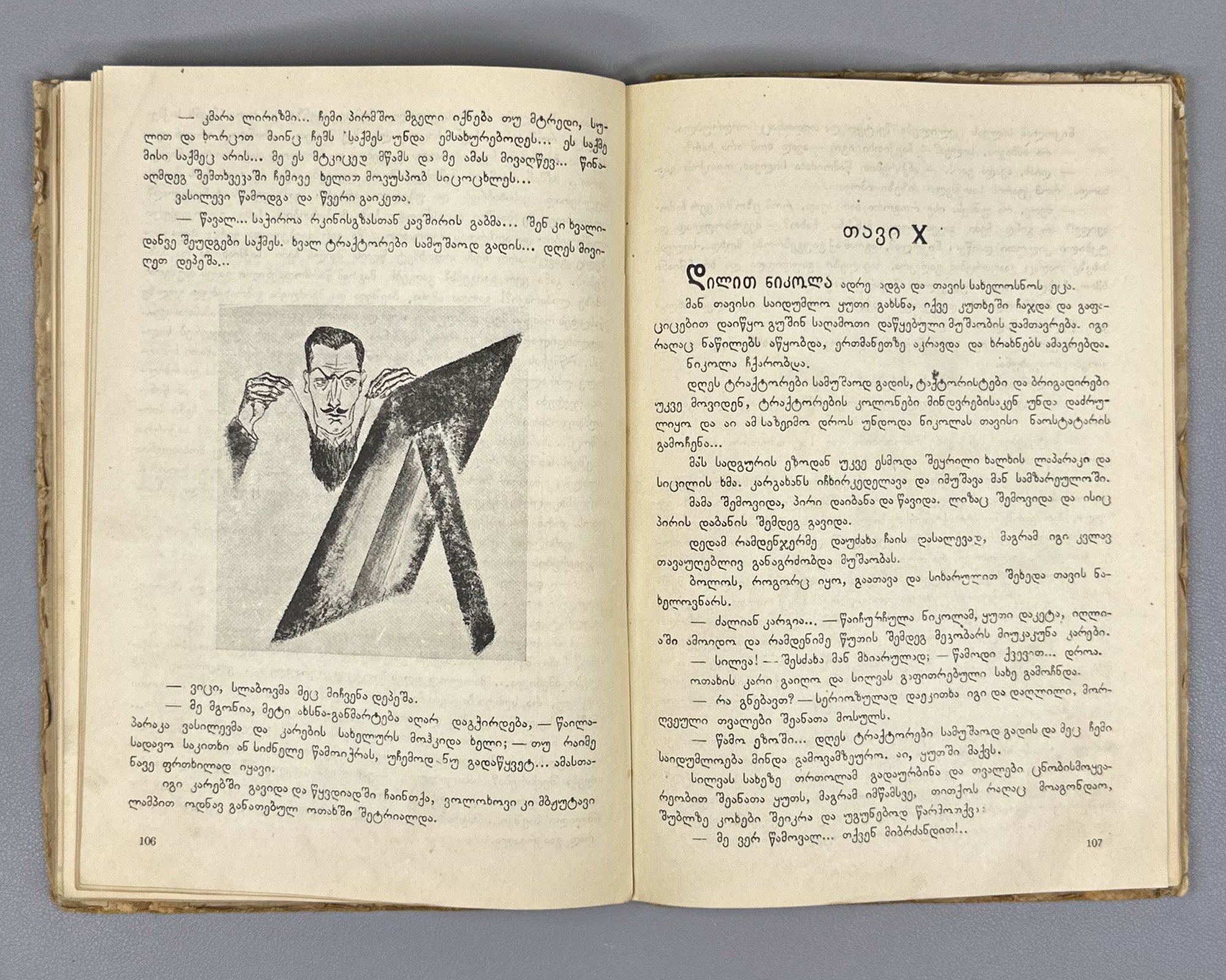 Nakhutsrishvili, G. Silva "Vasilevi": A Story for Young Readers / illustrated by Elene Akhvlediani. Tiflis, 1934. In Georgian.