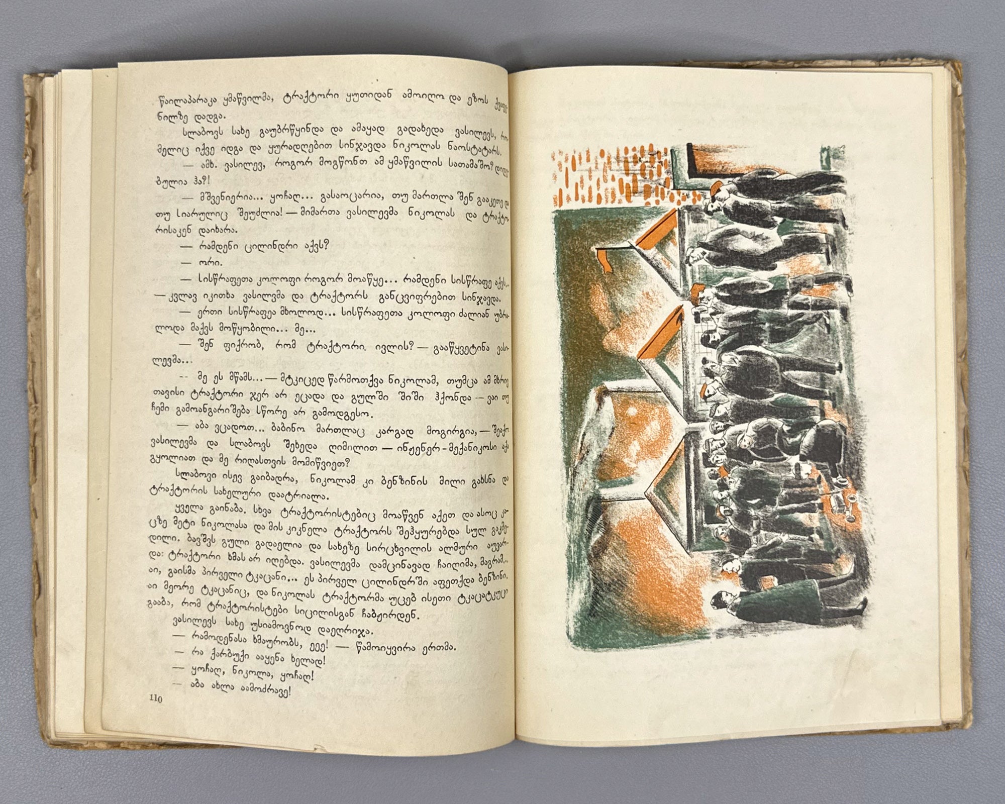 Nakhutsrishvili, G. Silva "Vasilevi": A Story for Young Readers / illustrated by Elene Akhvlediani. Tiflis, 1934. In Georgian.