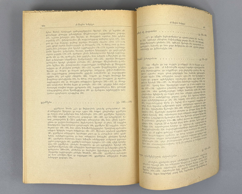 Javakhishvili, I. The Aims, Sources, and Methods of History, Then and Now. Book 1: Old Georgian Historical Literature (5th-18th centuries). Tbilisi, 1945. In Georgian.