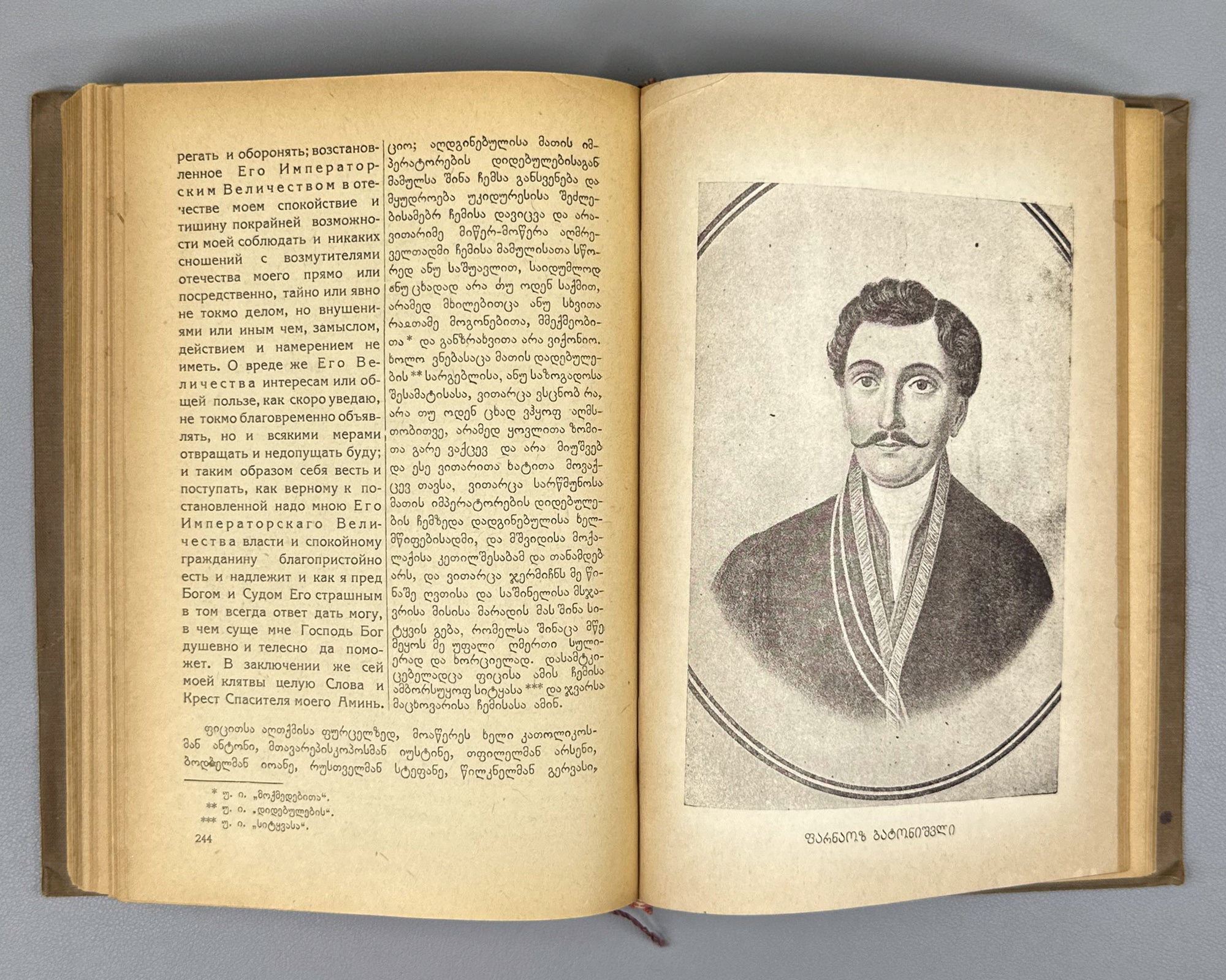 Ioseliani, Platon. The Life of King Giorgi XIII (Ts'khovreba Giorgi Mets'amet'isa). Introductory essays by A. Gatserelia; cover by L. Zaalishvili, 1936. In Georgian.
