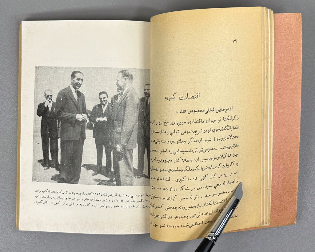 Hasrat, Amanullah. The Position of Afghanistan in the United Nations Organization (Da Afghanistan mawqif da Malgaro Mellatuno pa mo'asasa kshe). Kabul, 1961. In Pashto.