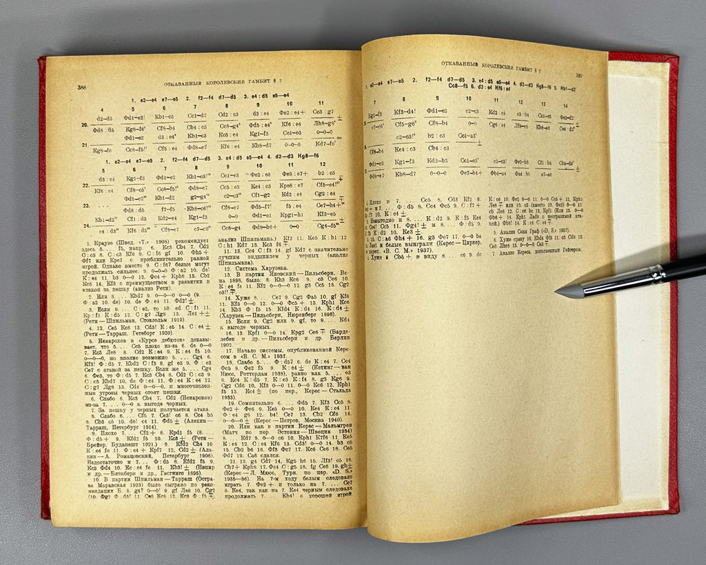 Levenfish, G. (Ed.). The Modern Opening: A Systematic Analysis of the Theory of Beginnings (Sovremennyy debyut). Vol. 1: Open Games, 1940. In Russian.