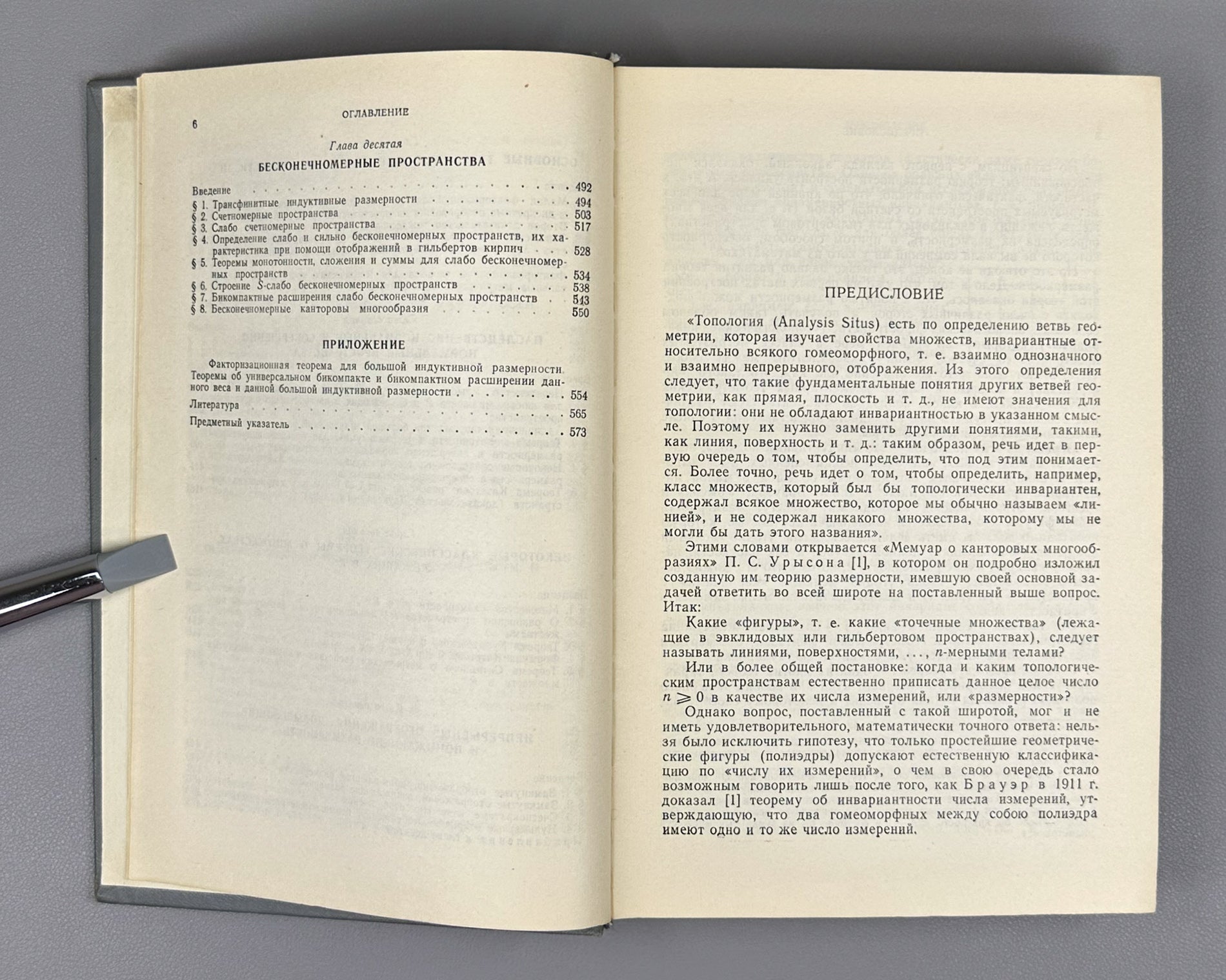 Introduction to the Theory of Dimension: An Introduction to the Theory of Topological Spaces and the General Theory of Dimension / by P. S. Aleksandrov, B. A. Pasynkov, 1973. In Russian.