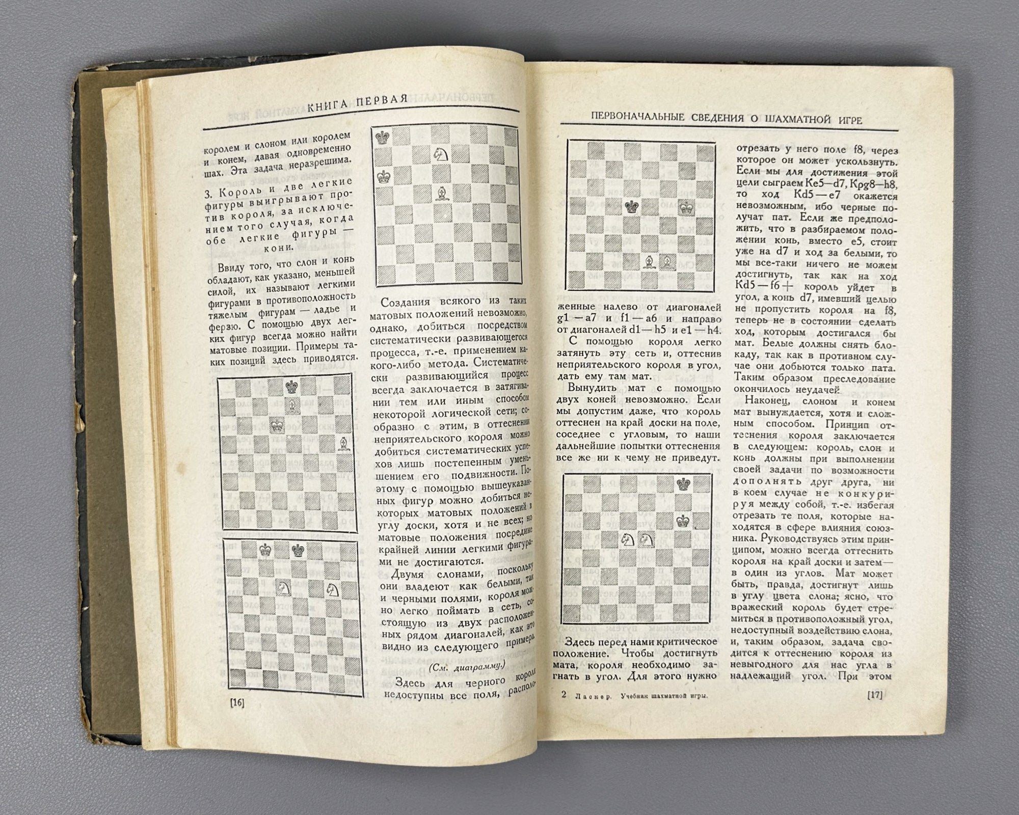Lasker, E. Manual of Chess (Uchebnik shakhmatnoi igry). Edited by I. L. Maizelis, 1927. In Russian.