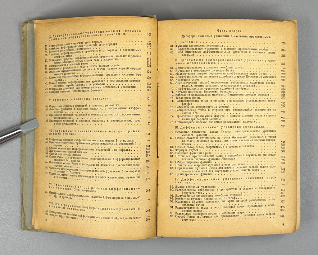 Hort, Wilhelm. Differential Equations (Die Differentialgleichungen des Ingenieurs / Differentsial'nye uravneniya) First Russian edition 1933