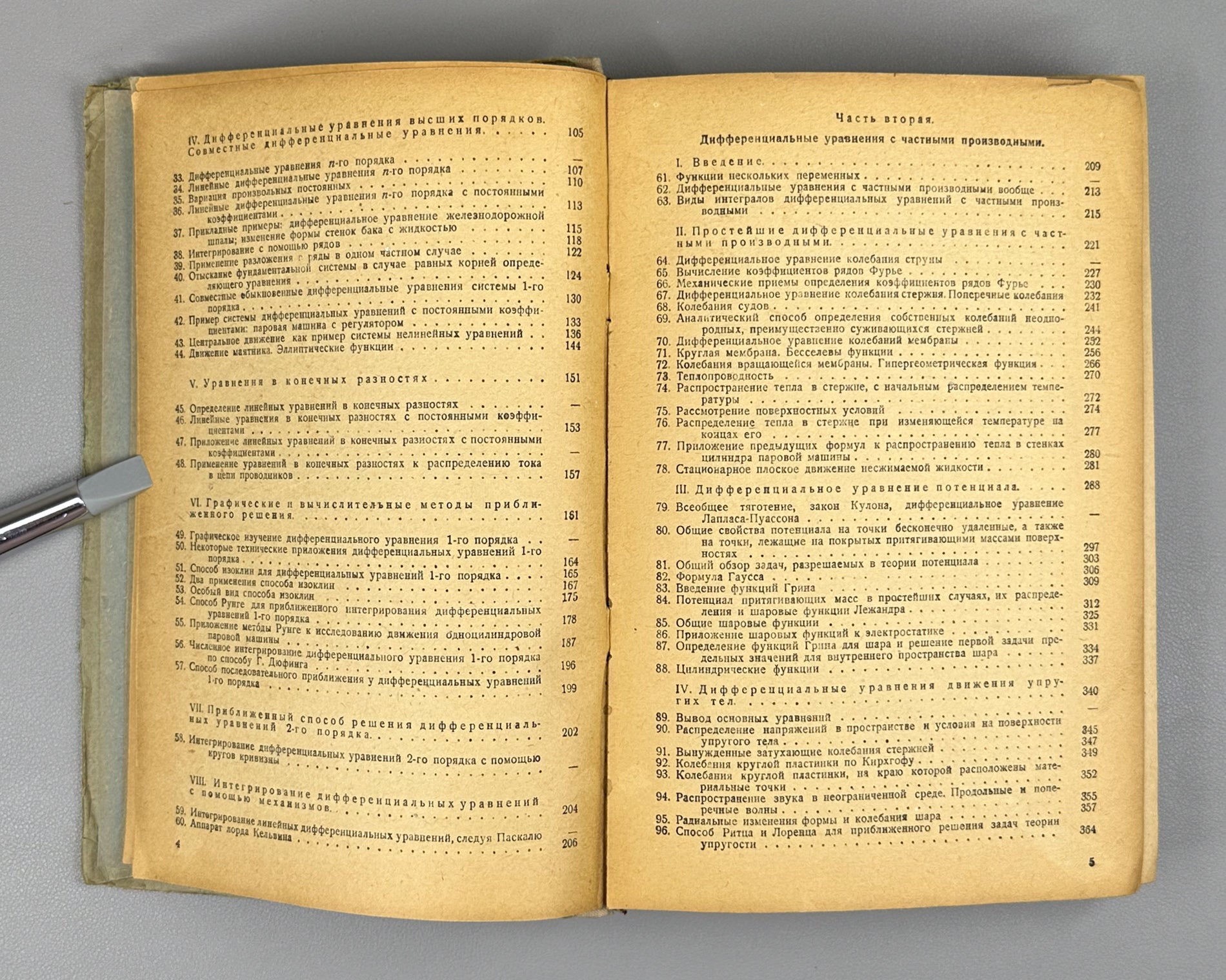 Hort, Wilhelm. Differential Equations (Die Differentialgleichungen des Ingenieurs / Differentsial'nye uravneniya) First Russian edition 1933