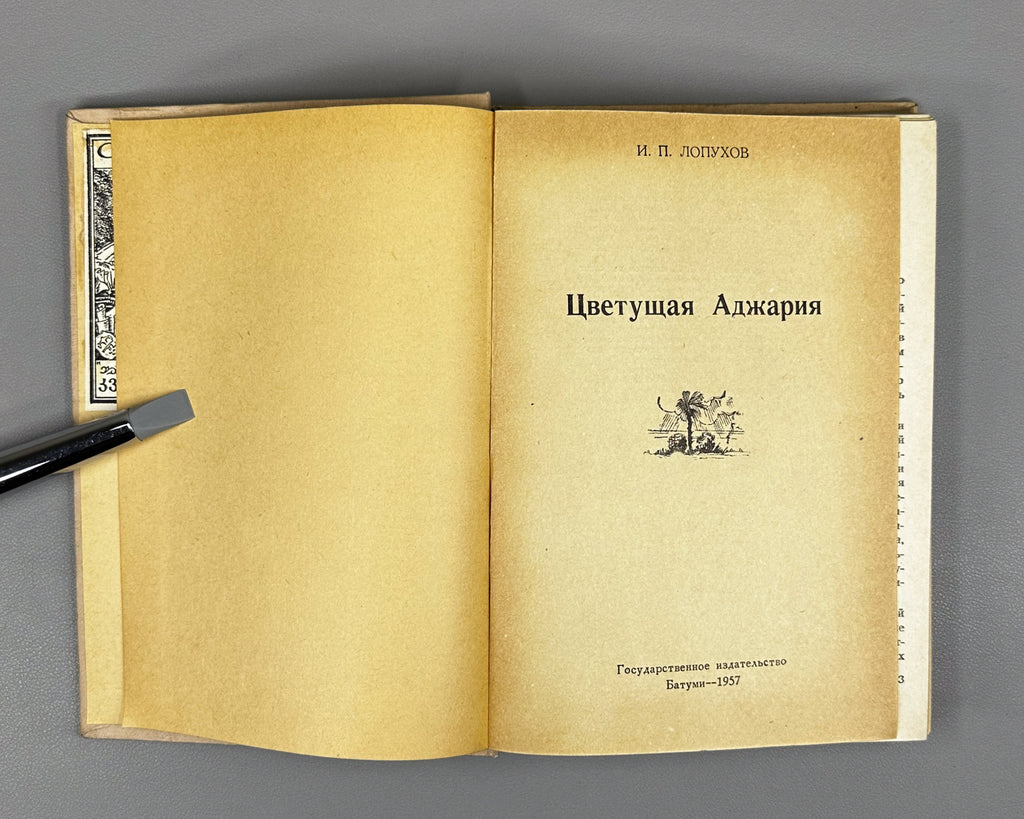 Lopukhov, I. P. Blooming Adjara (Tsvetushchaya Adzhariya), 1957. In Russian.