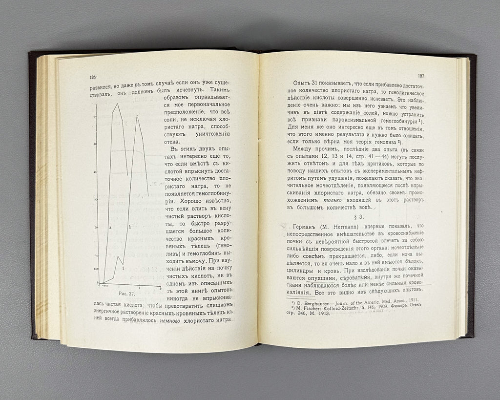 Fischer, M. Nephritis: An Experimental and Critical Investigation of its Nature, its Causes, and the Foundations of its Treatment (Nefrit. Eksperimentalnoe i kriticheskoe issledovanie ego sushchnosti, ego prichin i osnov ego lecheniya). 1914. In Russian.
