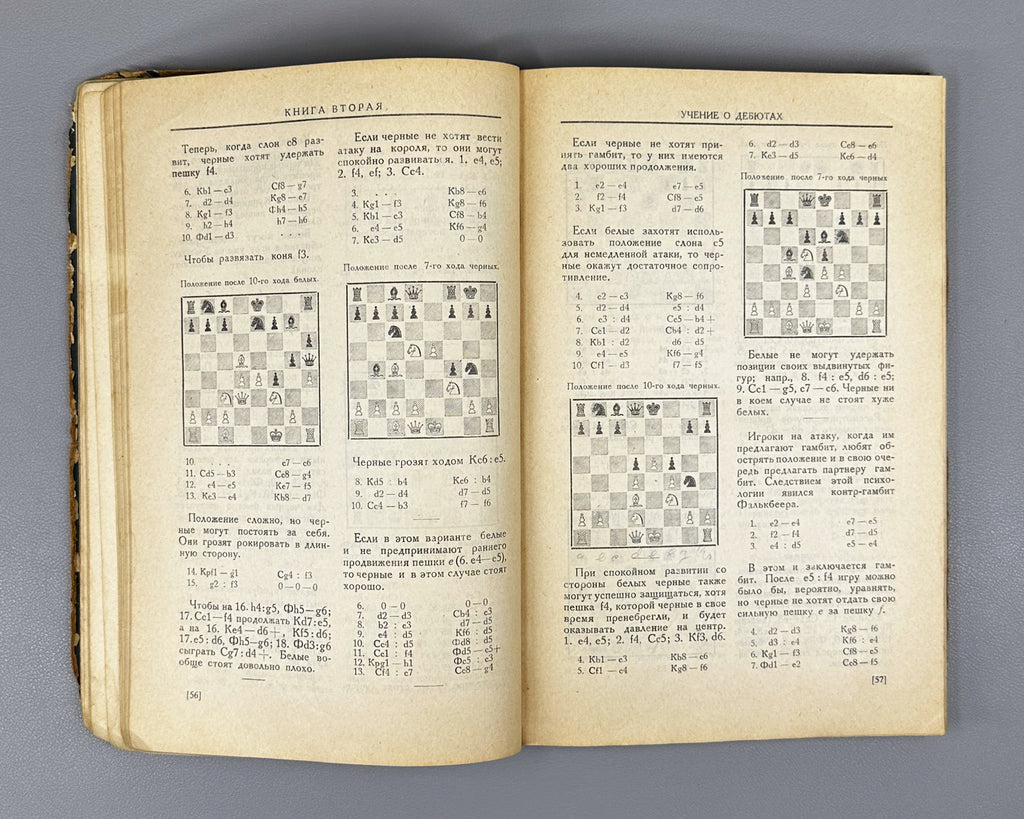 Lasker, Emanuel. Manual of Chess (Uchebnik shakhmatnoy igry), 1926. First Russian edition.