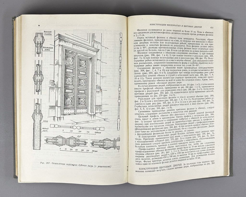 Architectural Constructions (Arkhitekturnye konstruktsii). Compiled under the supervision and editorship of Doctor of Architecture Prof. A. V. Kuznetsov, 1940. In Russian.
