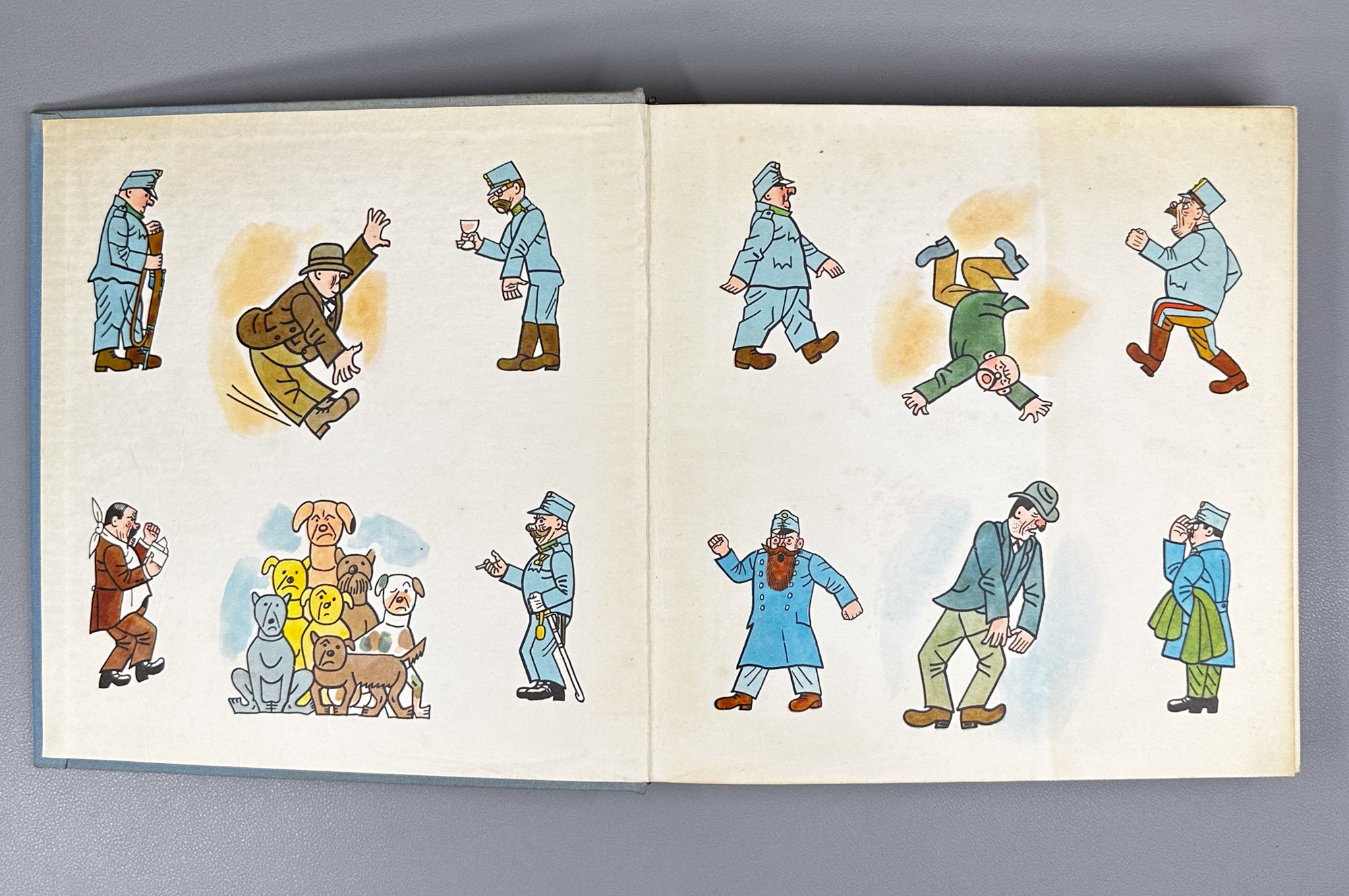 Lada, Josef. Pictures of the Adventures of the Good Soldier Švejk (Kartinki pokhozhdeniy bravogo soldata Shveyka). Based on the novel by Jaroslav Hašek, 1973. In Russian.