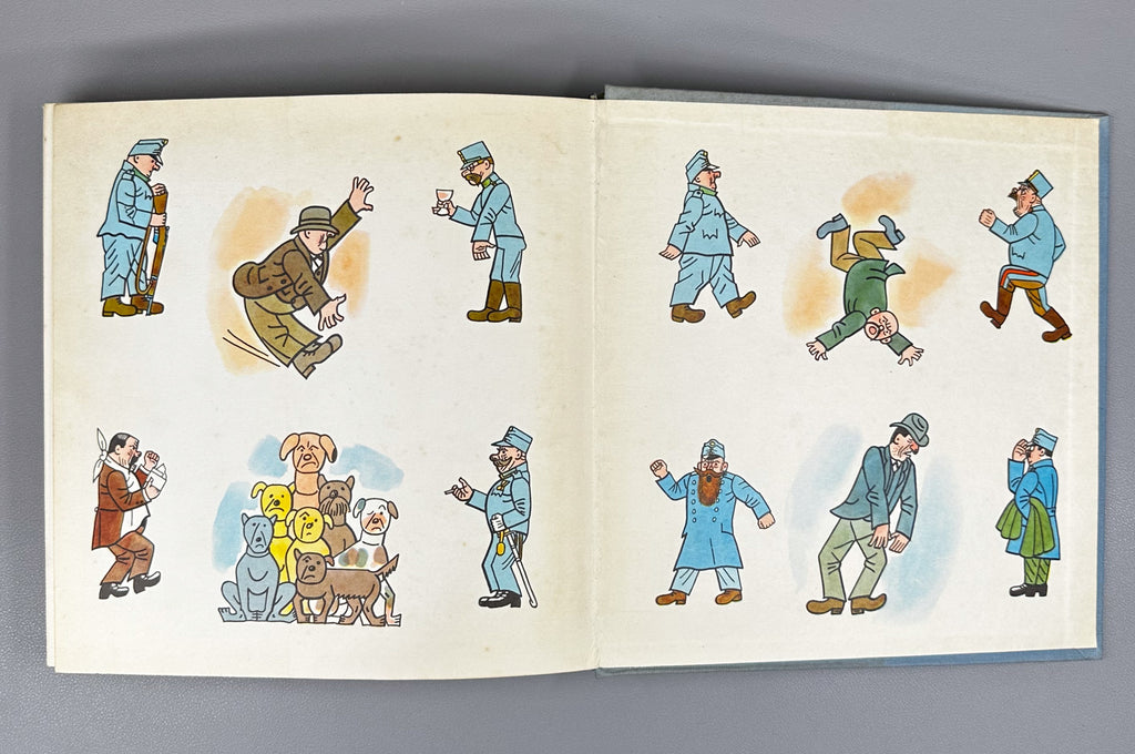 Lada, Josef. Pictures of the Adventures of the Good Soldier Švejk (Kartinki pokhozhdeniy bravogo soldata Shveyka). Based on the novel by Jaroslav Hašek, 1973. In Russian.