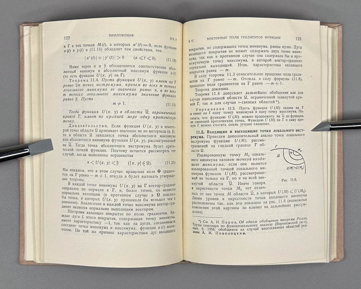 Krasnoselskii, Perov, Povolotskiy, Zabreyko. Plane Vector Fields (Vektornye polya na ploskosti). First edition, 1963. In Russian.