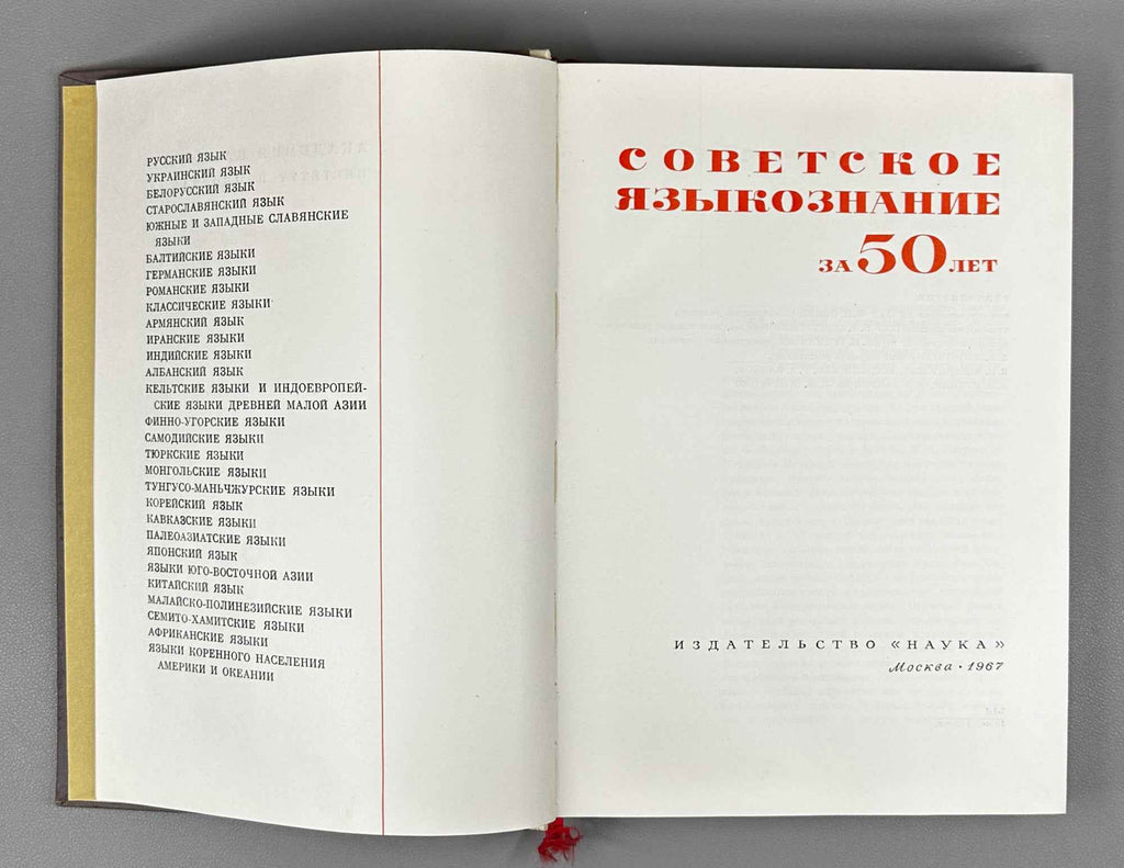 Soviet Linguistics over 50 Years, 1917–1967 (Sovetskoe yazykoznanie za 50 let). 1967. In Russian.