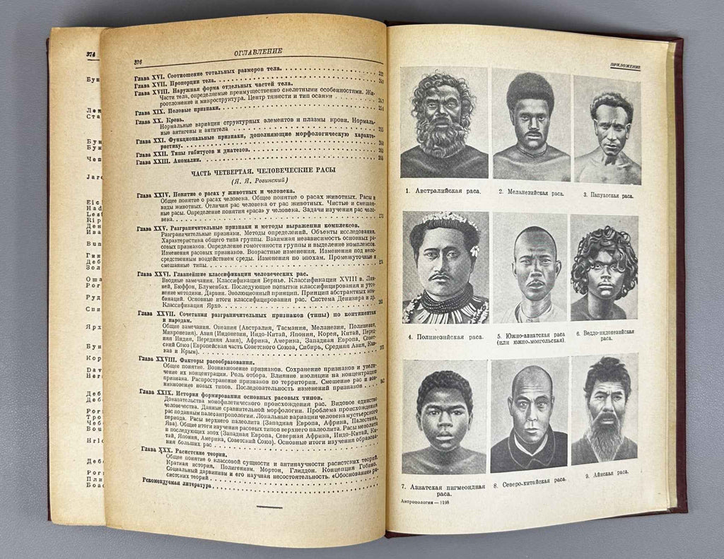 V. V. Bunak, M. F. Nesturkh, Ya. Ya. Roginsky. Anthropology: A Short Course (Antropologiya. Kratkii kurs). 1941. In Russian.