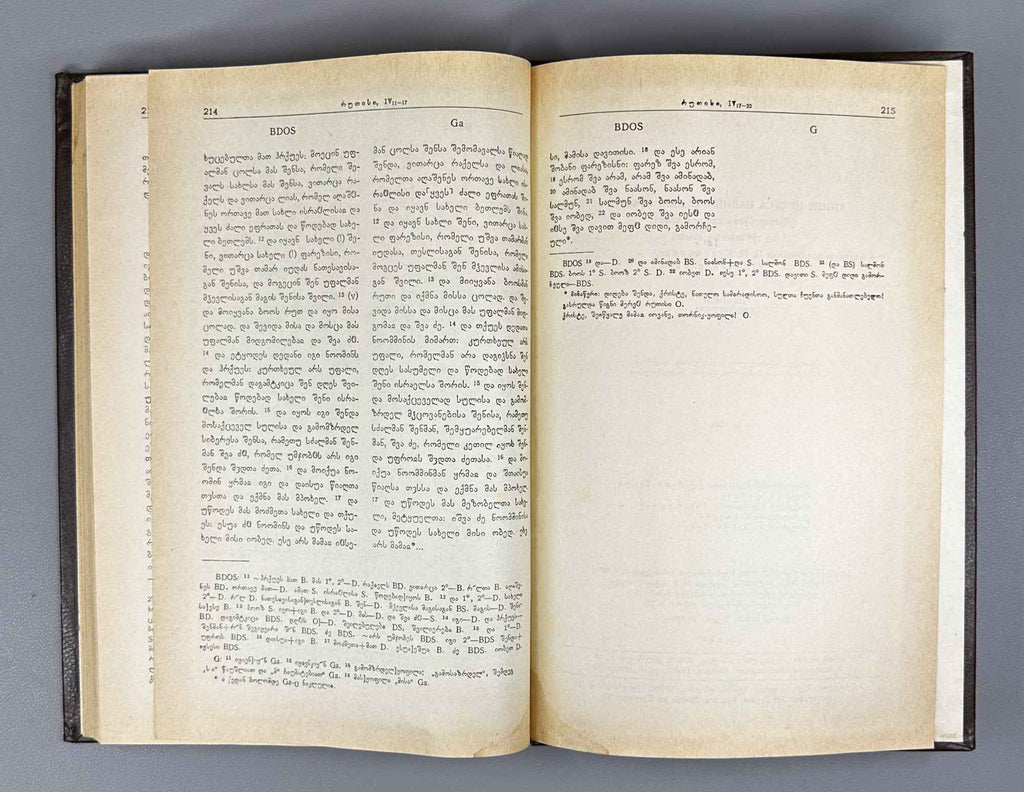 Books of the Old Testament. Part 3: Joshua, Judges and Ruth (Ts'ignni Dzuelisa Aghtkumisani: nak'veti 3, Iso Navesi, Msajultai, Rutisi). Monuments of Old Georgian Literature, vol. XI, part 3, 1991. In Georgian.