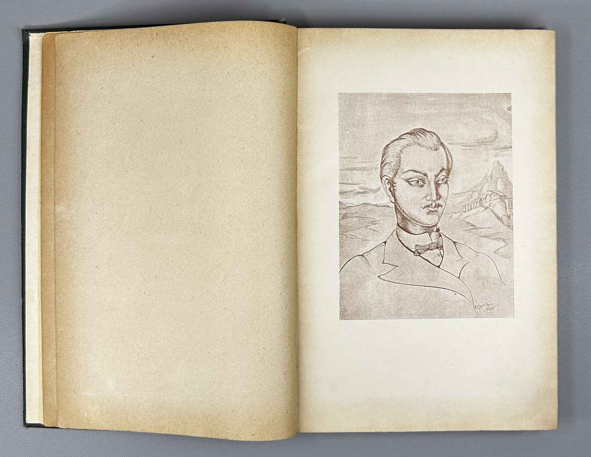 Nikoloz Baratashvili. Poems; Letters (Leksebi; P'oema; Ts'erilebi). Introductory study by Pavle Ingoroqva. Illustrated by Lado Gudiashvili. 1939. In Georgian.