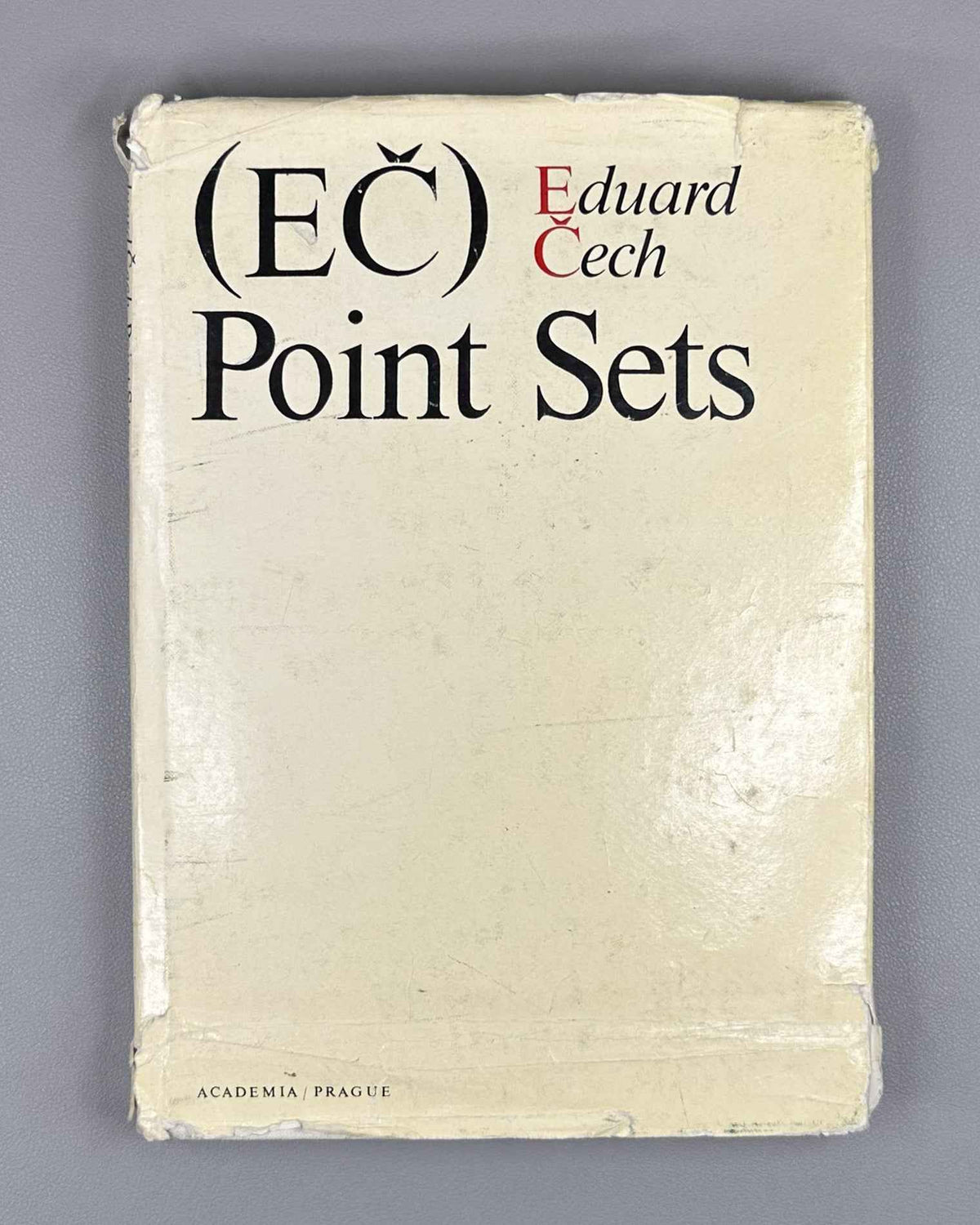 Čech, Eduard. Point Sets. Translated from the Czech by Aleš Pultr. Prague, 1969. First English edition.