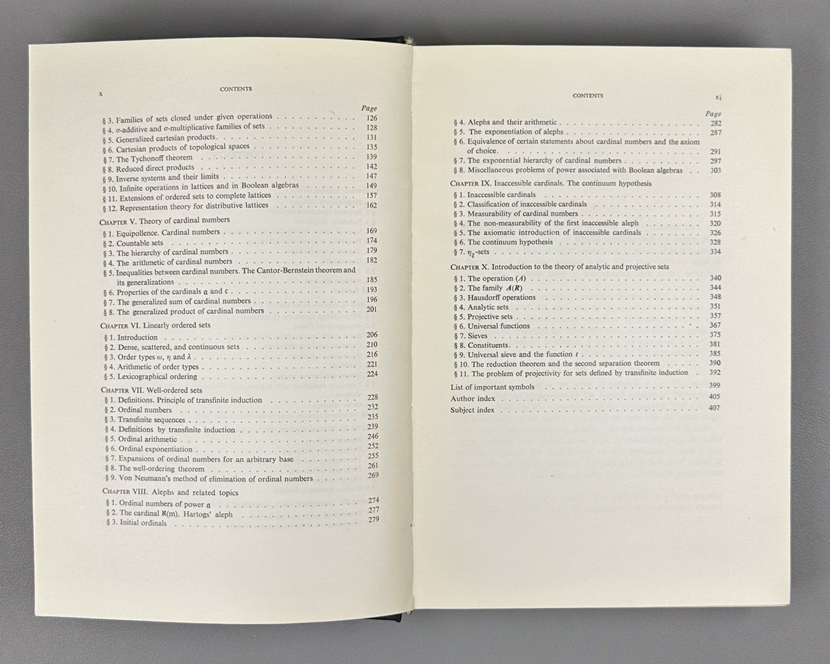 Kuratowski, K.; Mostowski, A. Set Theory. Studies in Logic and the Foundations of Mathematics, 1967. First English edition