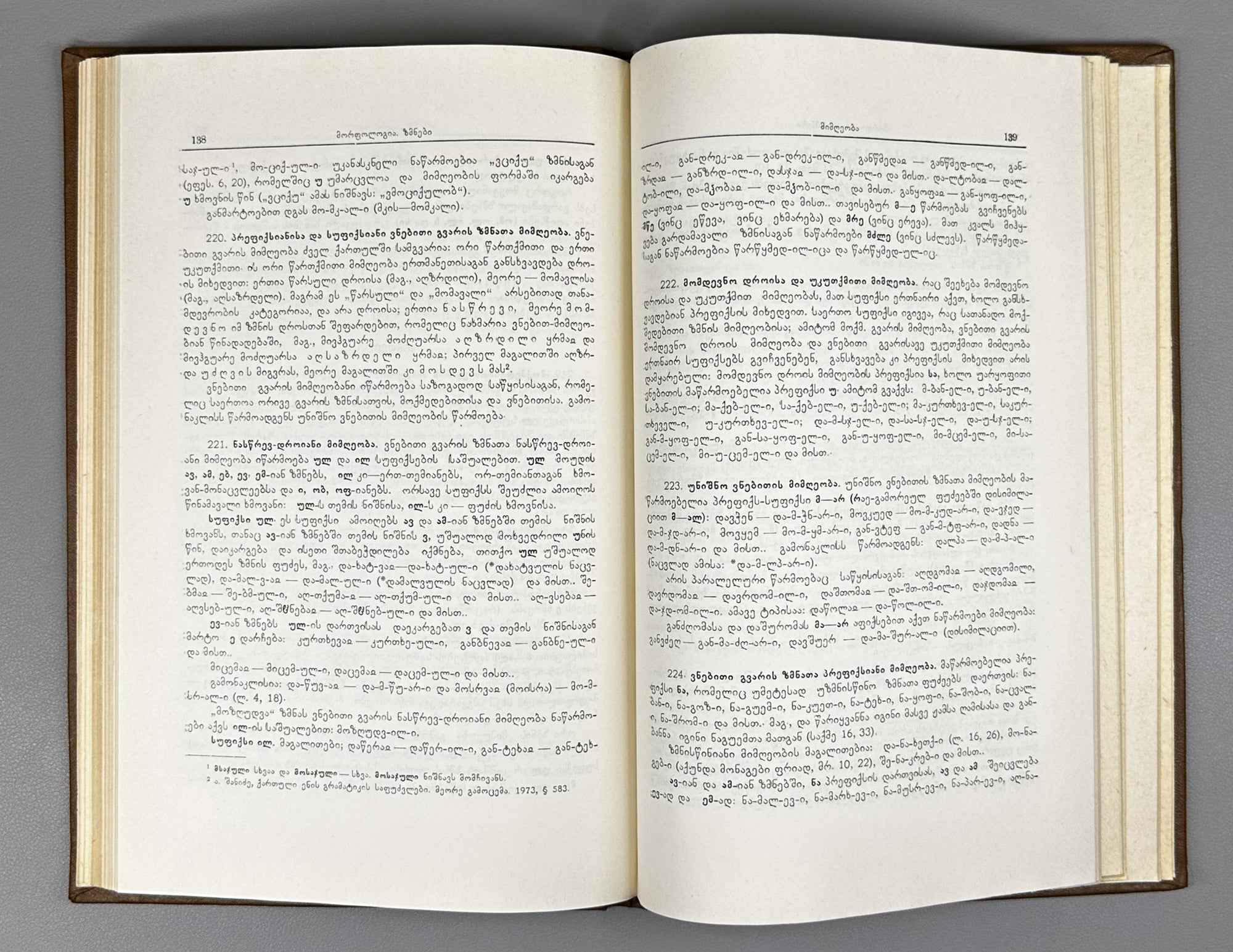 Shanidze, Akaki. Grammar of the Old Georgian Language (Dzveli k'artuli enis gramat'ika). 1976. In Georgian.