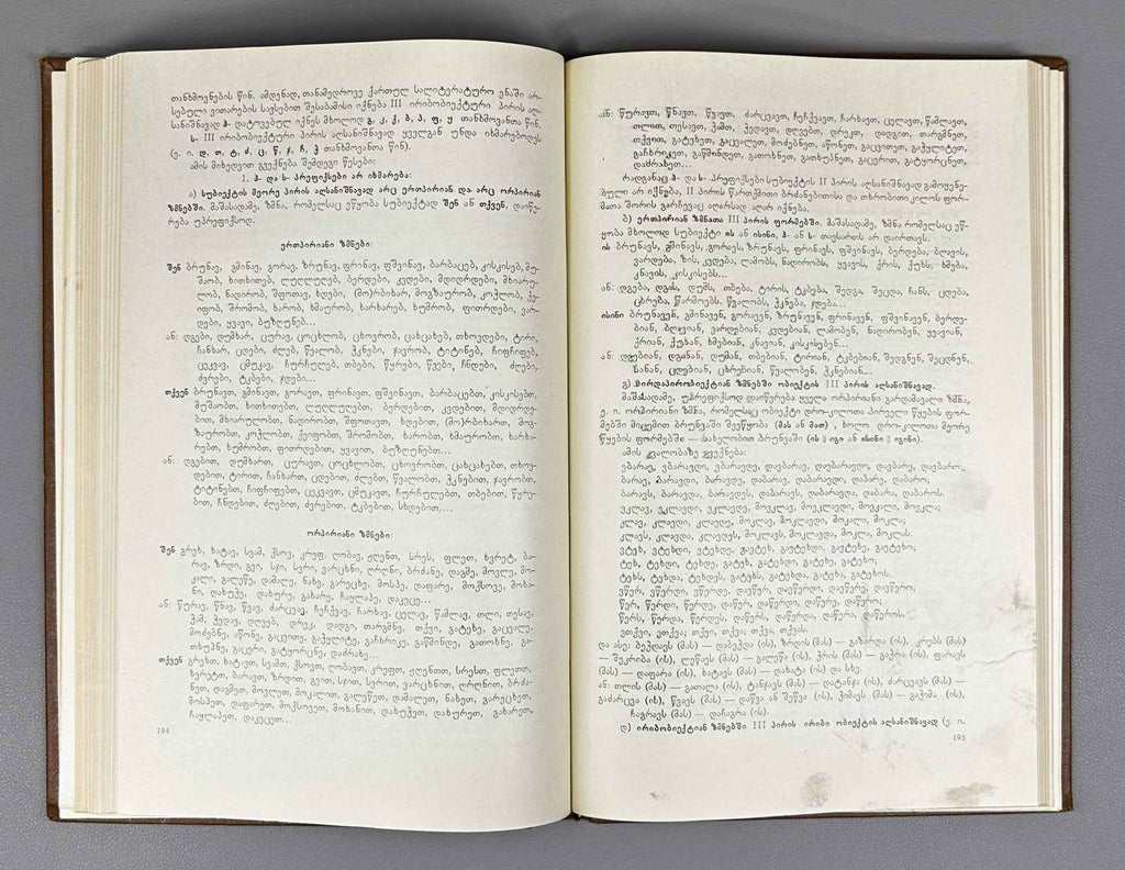 Norms of the Contemporary Georgian Literary Language (T'anadedro'vi k'art'uli salit'erat'uro enis normebi: pirv'eli k'rebuli). 1970. In Georgian.