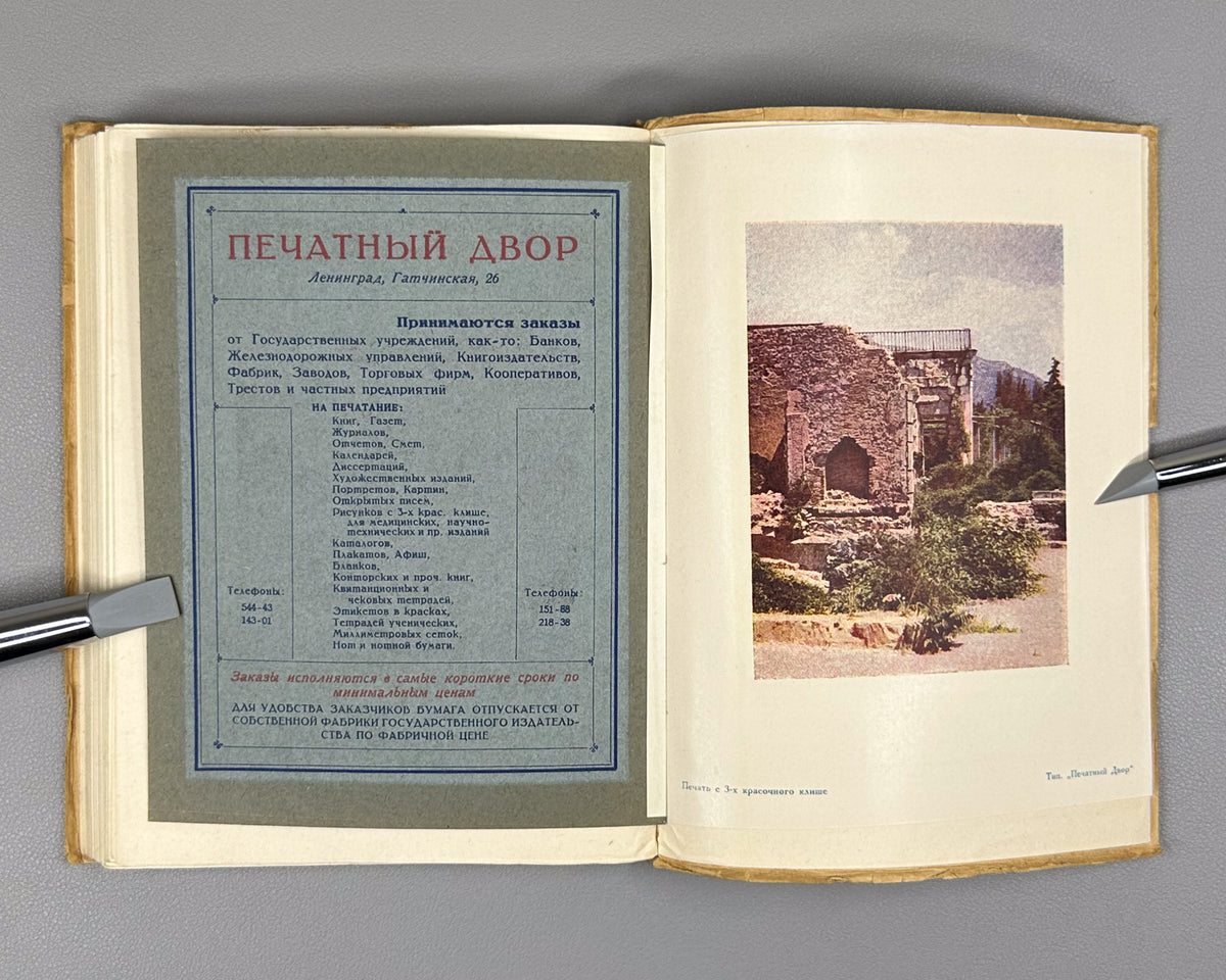 Graphic Art in the USSR, 1917-1927 (Graficheskoe iskusstvo v SSSR, 1917-1927). Exhibition catalog and collection of articles, 1927. In Russian.