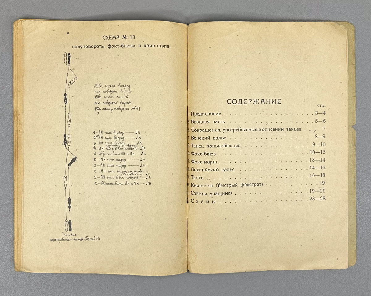 Krylov, V. N.; Belyaev, G. I. A Guide to Modern Dance for Dansing Students at the Caucasian Mineral Waters. First ed. Kislovodsk, 1937. In Russian