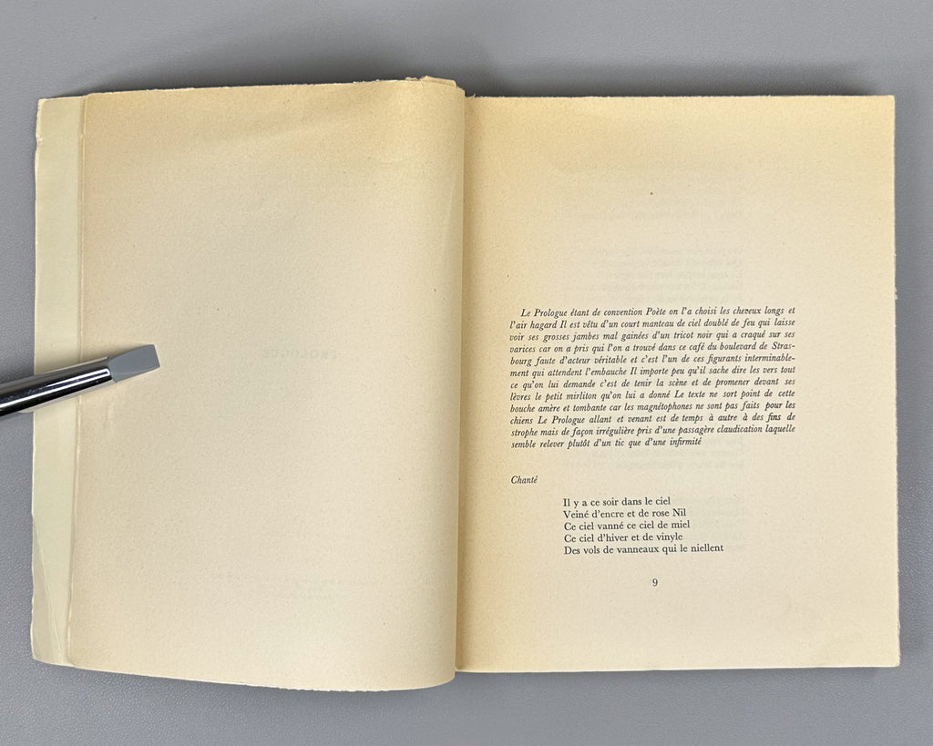 Aragon, Louis. Les Poetes. Poeme. Paris: Gallimard, 1960. Edition originale, exemplaire du tirage courant (non numerote). In French.