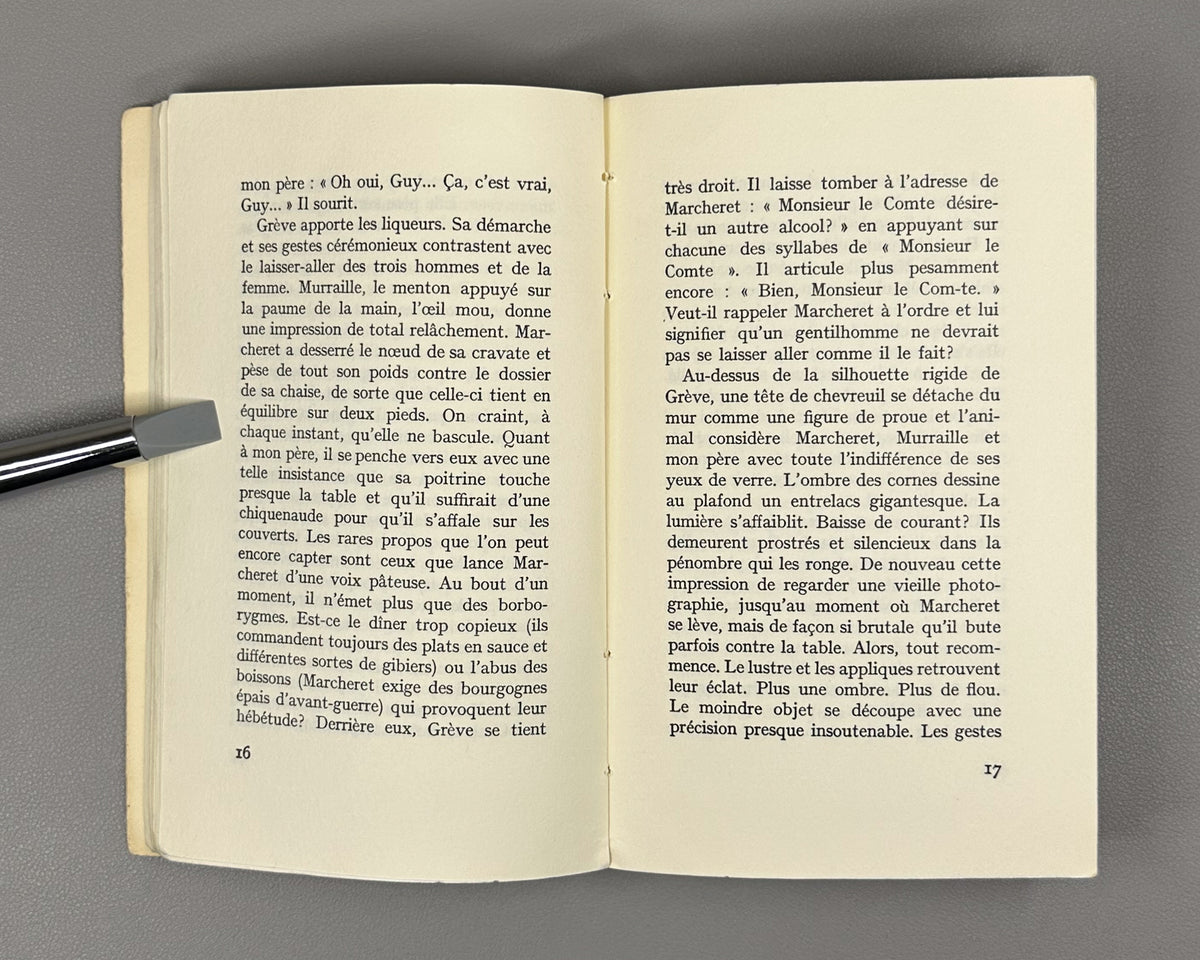 [With the original promotional band announcing the Academie francaise prize] Modiano, Patrick. Les Boulevards de ceinture. Recit. Paris: Gallimard, 1972. In French.
