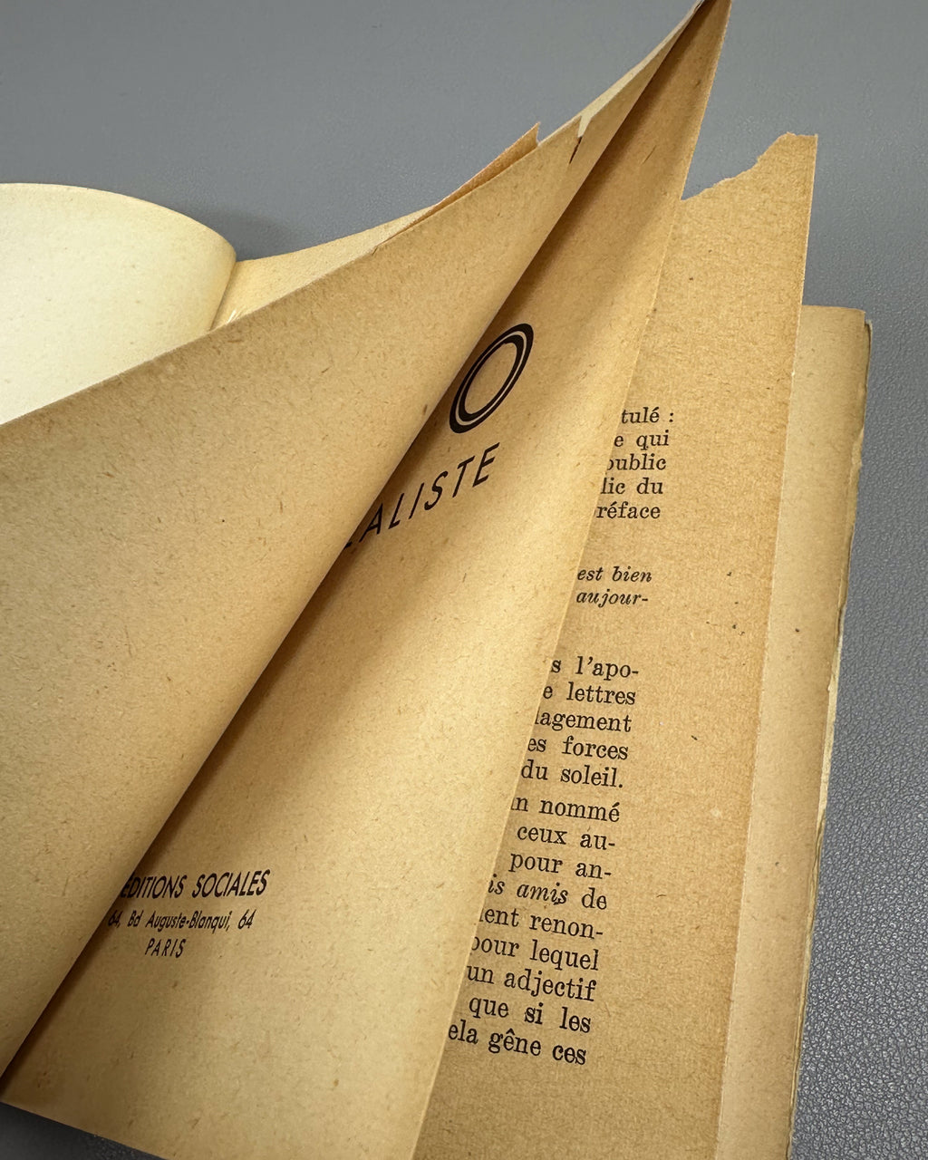 [Entirely unopened copy] Aragon, Louis. Hugo, poete realiste. Collection Problemes. Paris : Editions Sociales, 1952. In French.