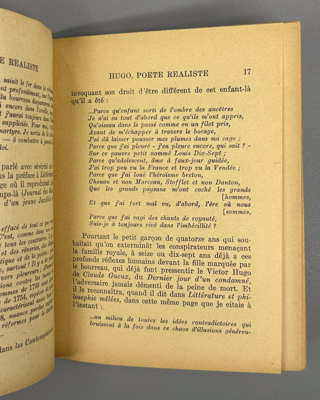 [Entirely unopened copy] Aragon, Louis. Hugo, poete realiste. Collection Problemes. Paris : Editions Sociales, 1952. In French.