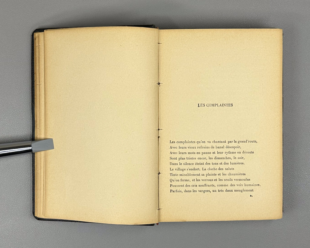 Verhaeren, Emile. Poemes (Nouvelle Serie) : Les Soirs, Les Debacles, Les Flambeaux noirs. Neuvieme edition. Paris, 1914. In French.