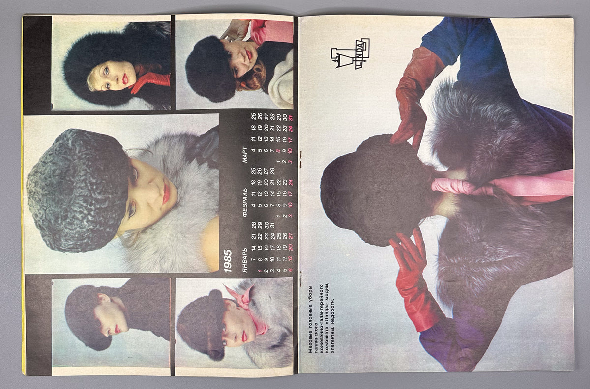 Lot of three issues of the magazine "Novye tovary" (New Goods). Nos. 1, 2, and 6. 1985. In Russian.