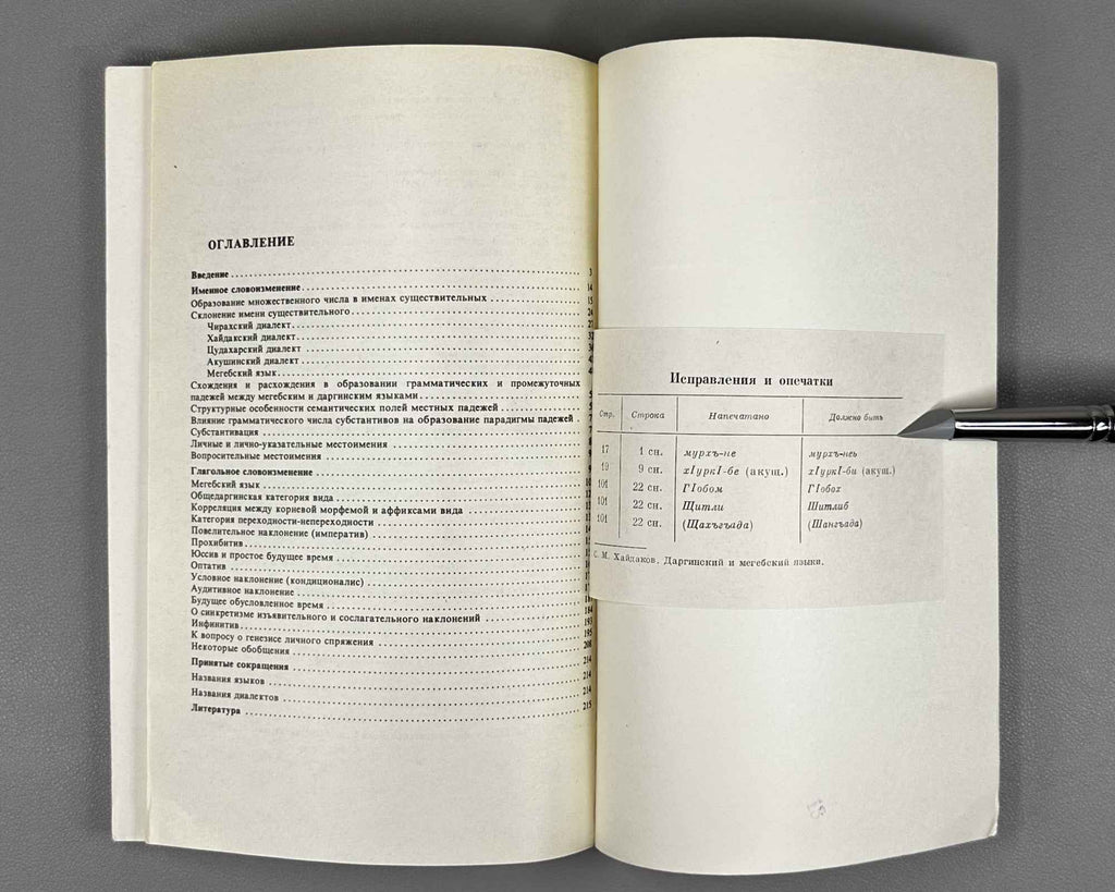 Khaidakov, S. The Dargwa and Megeb Languages: Principles of Inflection (Darginskii i megebskii iazyki: printsipy slovoizmeneniya). 1985. In Russian.