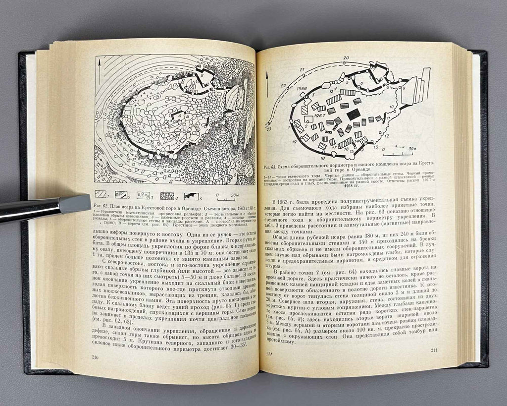 Firsov, L. Isary: Essays on the History of the Medieval Fortresses of the Southern Shore of Crimea (Isary: ocherki istorii srednevekovykh krepostei Iuzhnogo berega Kryma). 1990. In Russian.