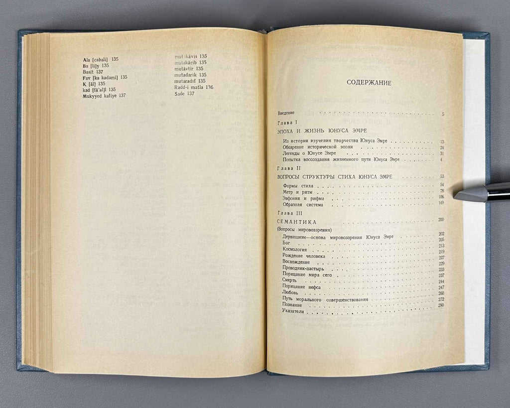 Javelidze, E. At the Origins of Turkish Literature (U istokov turetskoi literatury). Part II: Yunus Emre, 1985. In Russian.