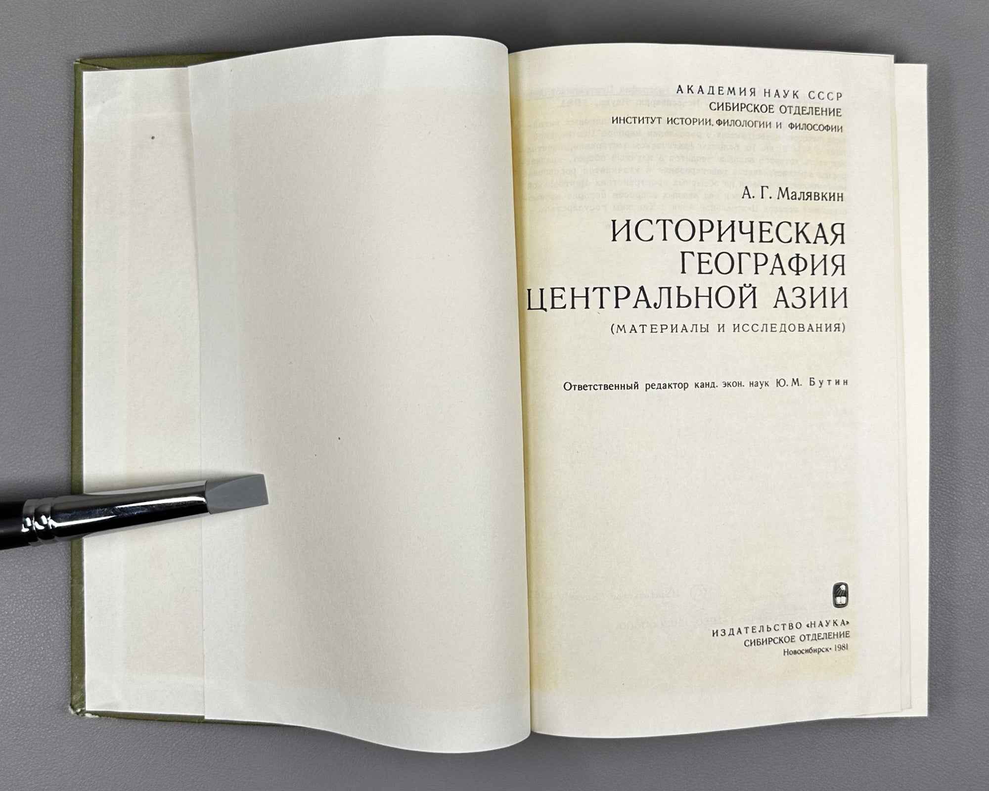 Malyavkin, A. Historical Geography of Central Asia: Materials and Studies (Istoricheskaia geografiia Tsentral'noi Azii). 1981. In Russian.
