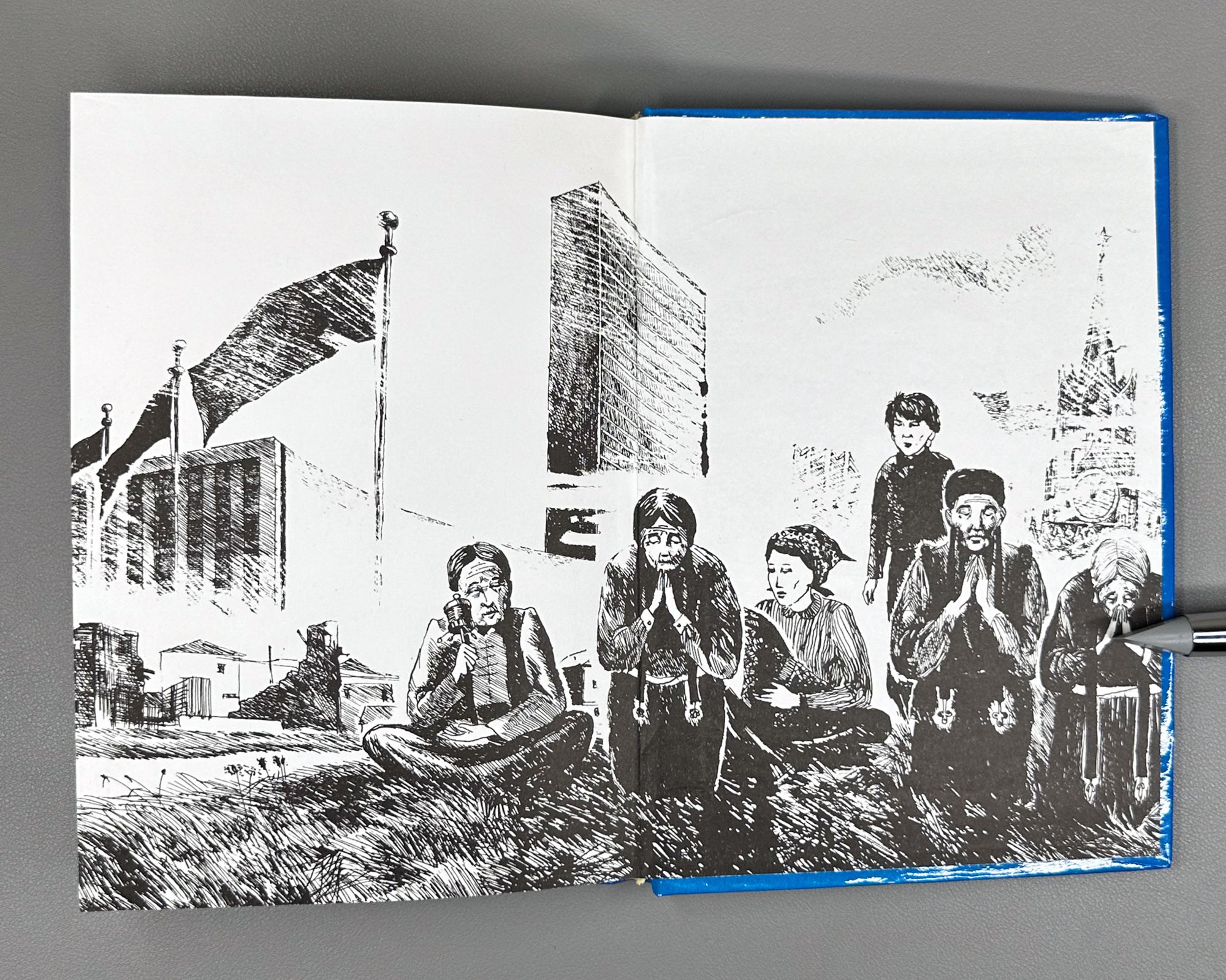 Naminov Burchinov, Djab. The Struggle for Civil Rights of the Kalmyk People (Borba za grazhdanskie prava kalmytskogo naroda). 1997. In Russian and English. First edition.