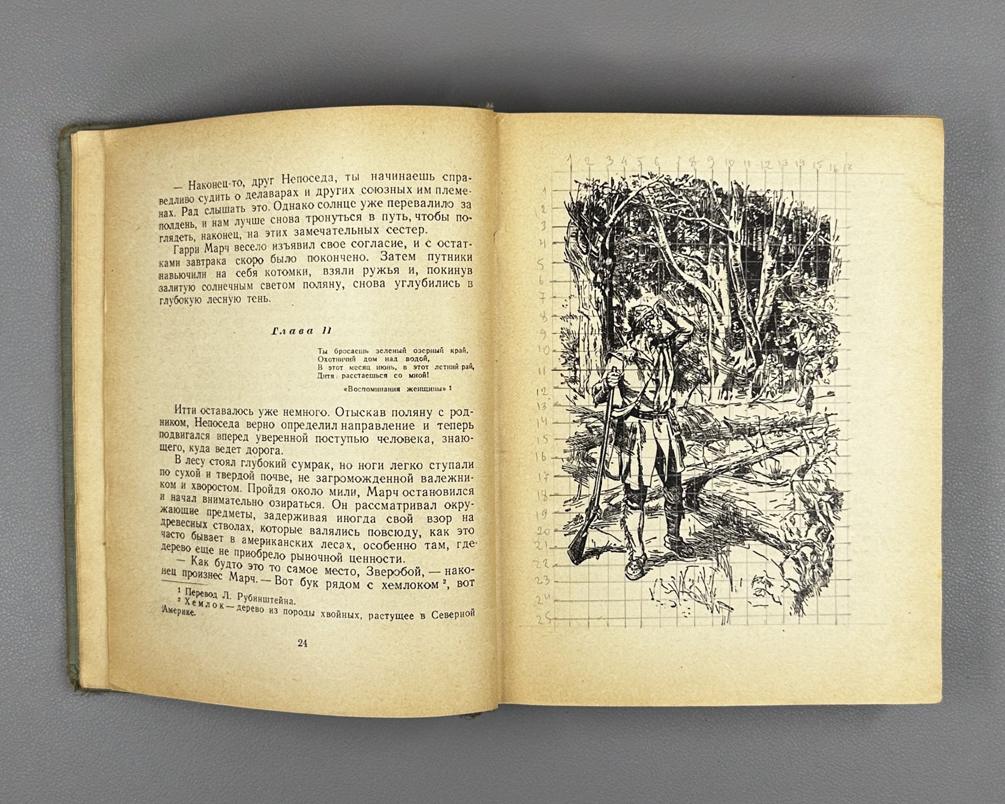 Cooper, James Fenimore. The Deerslayer, or The First War-Path (Zveroboi, ili pervaia tropa voiny). Biblioteka prikliuchenii, 1949. In Russian.