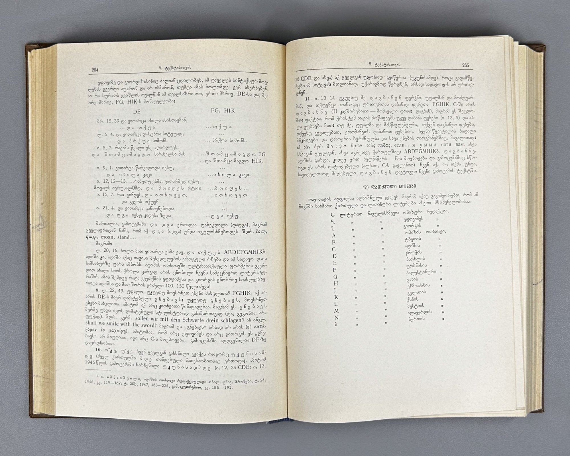 [Control Copy] Imnaishvili, Ivane. Kartuli otkhtavis ori bolo redaktsia [Two Last Recensions of the Georgian Four Gospels / Tetraevevangelion]. 1979. In Georgian