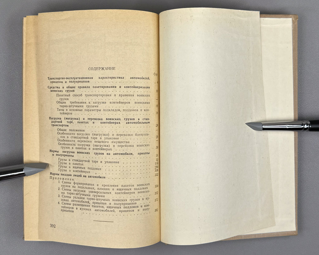 Loading Norms for Military Cargo in Standard Containers and Packaging, in Packages and Containers, on Motor Vehicles, Trailers and Semi-trailers (Normy pogruzki voinskikh gruzov v standartnoy tare i upakovke). 1974. In Russian.