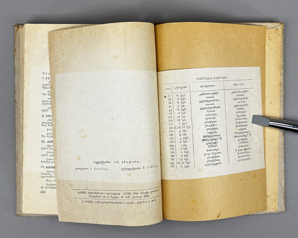 Soselia, G. The Social and State System of Georgia According to The Knight in the Panther's Skin (Sakartvelos sazogadoebrivi da sakhelmtsipoebrivi tskobileba Vepkhistkaosnis mikhedvit). Sokhumi, 1956.