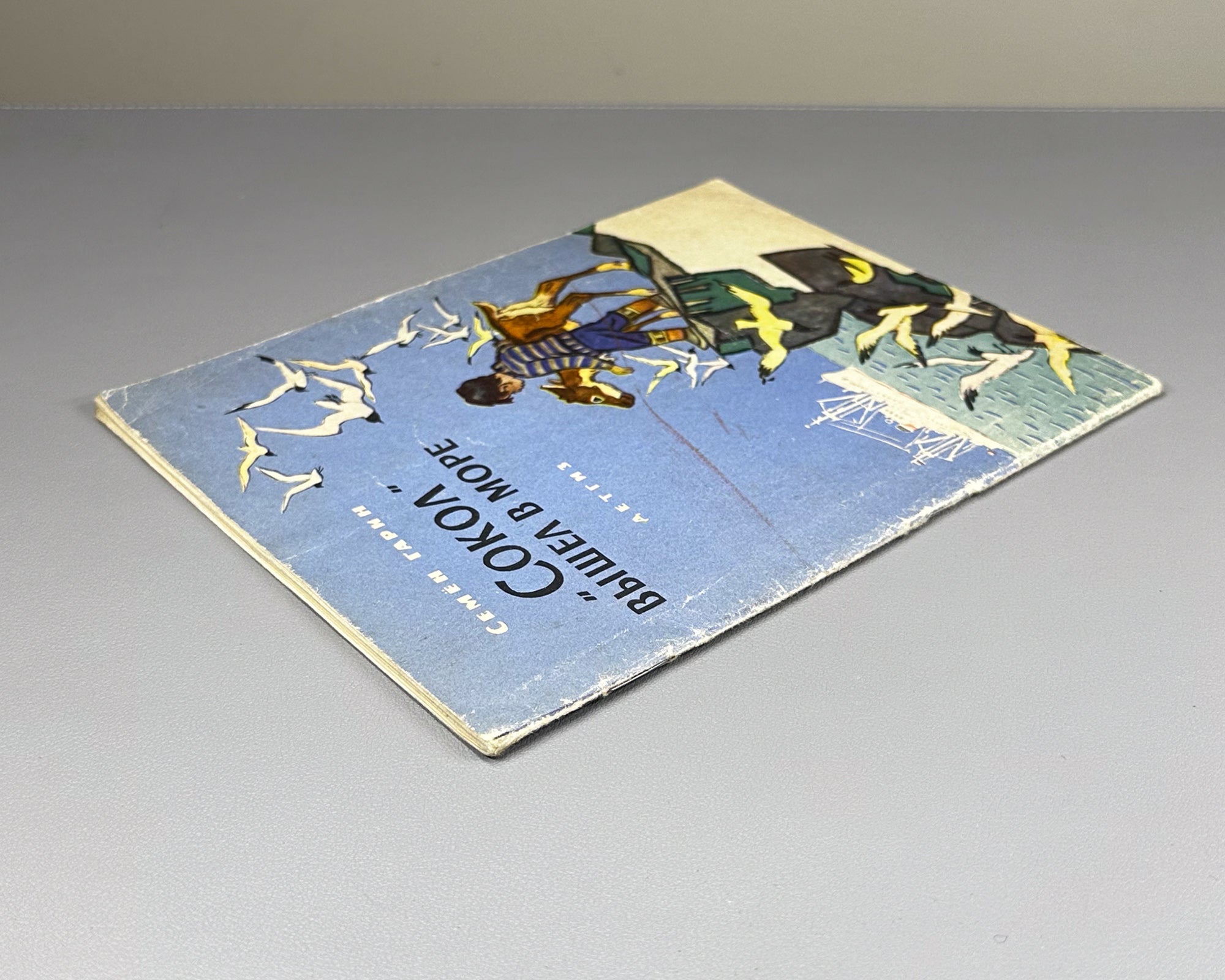 Garin, Semen. Sokol Set Sail (Sokol vyshel v more). Illustrated by N. Kochergin. First edition, 1963. In Russian.