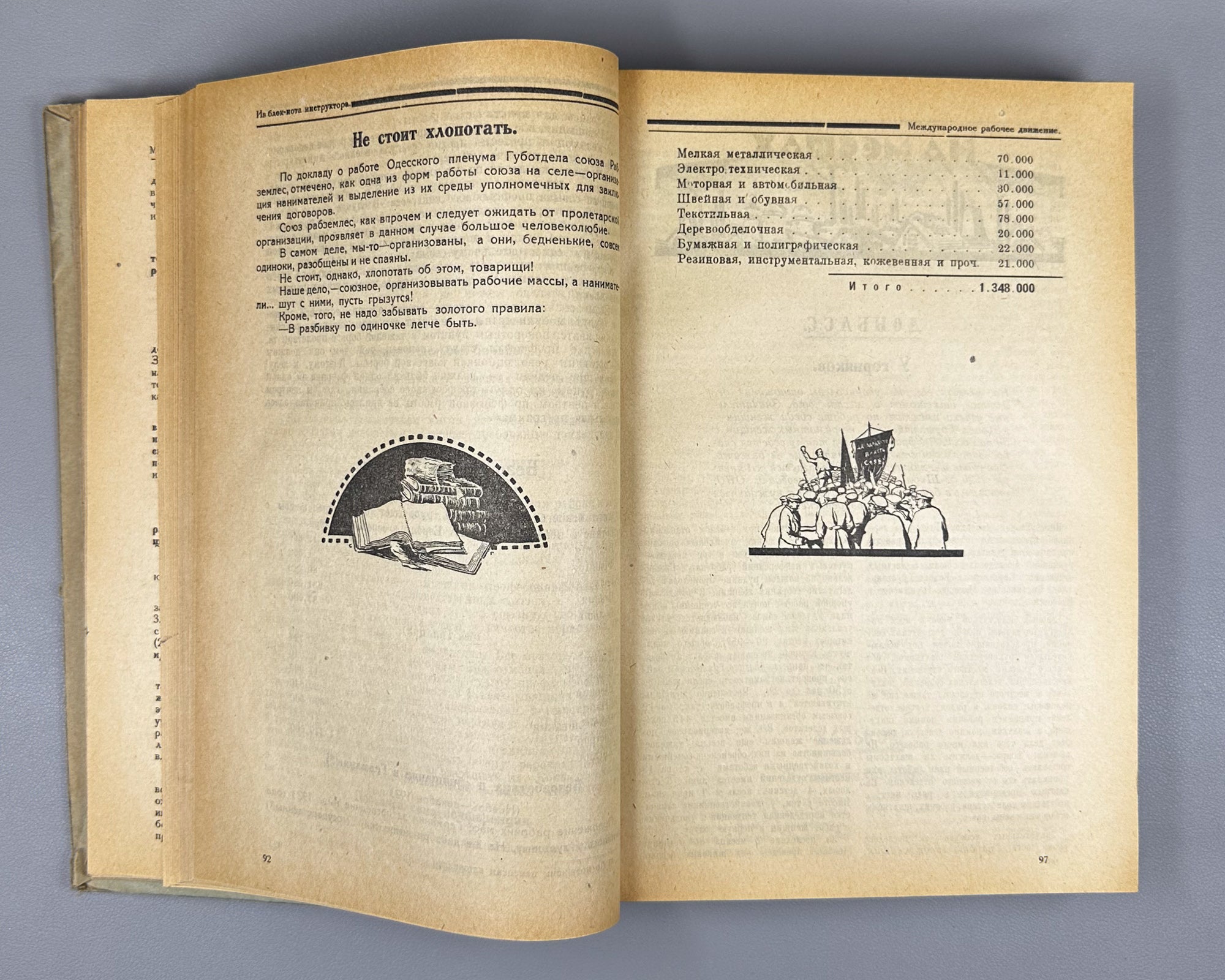 Vestnik profdvizheniya Ukrainy: Convolute of 8 issues (Vestnik profdvizheniya Ukrainy). Kharkov, 1924