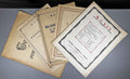 Lot of 5 Soviet Sheet Music Editions: Johann Sebastian Bach. Piano Solo. Moscow, Petrograd, Kiev: Muzgiz / Muzsektor / K.M.P., 1920s-1936. In Russian and German.