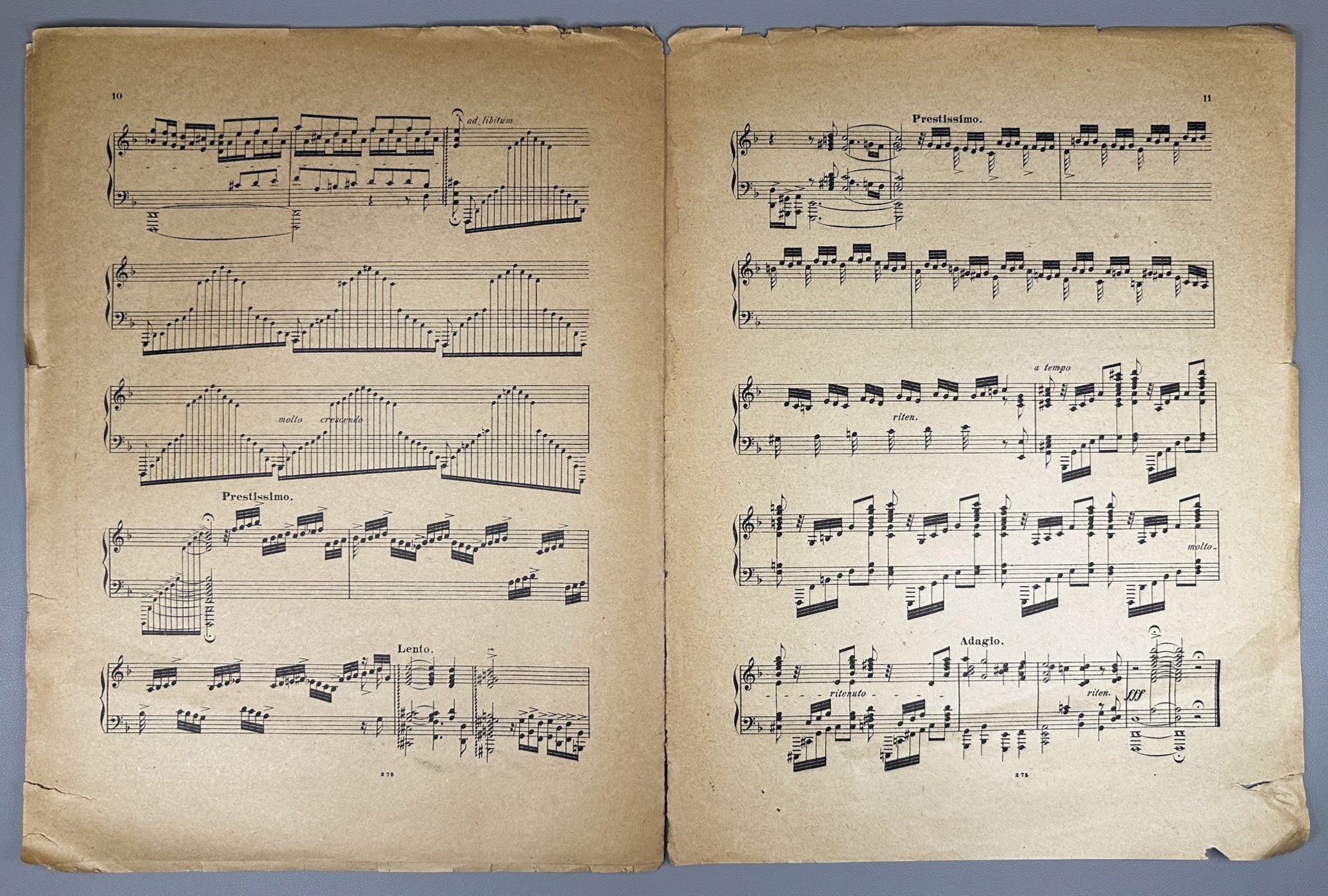 Lot of 5 Soviet Sheet Music Editions: Johann Sebastian Bach. Piano Solo. Moscow, Petrograd, Kiev: Muzgiz / Muzsektor / K.M.P., 1920s-1936. In Russian and German.