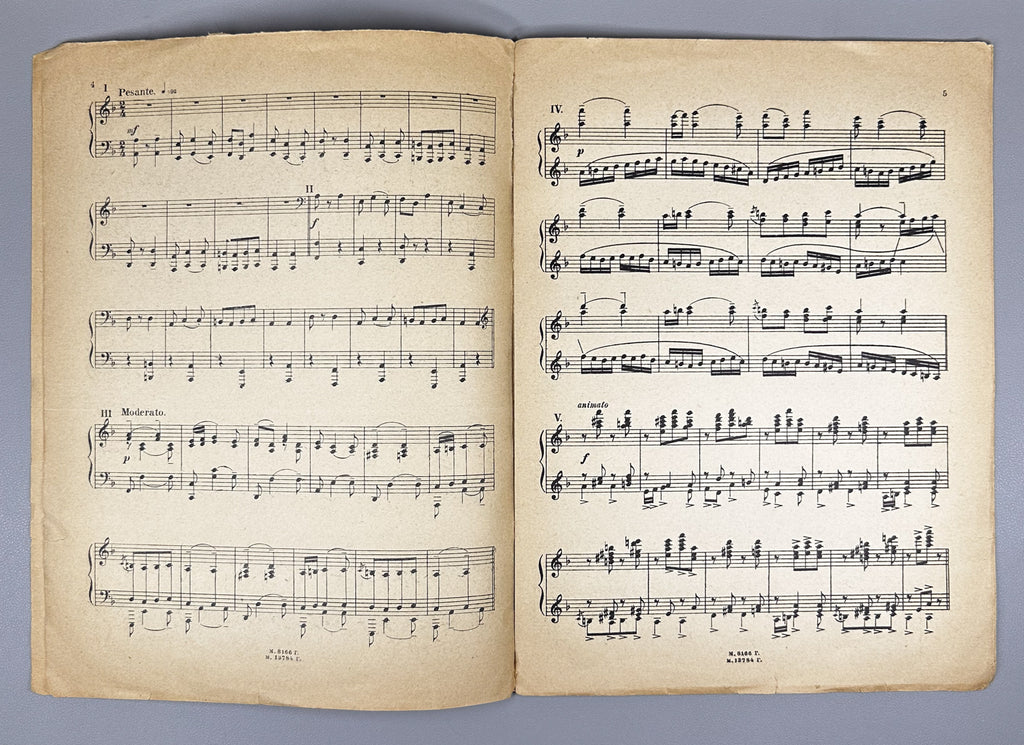 Glière, R. M. Dance of the Soviet Sailors (Yablochko) from the ballet "The Red Poppy". Piano Solo, 1935. In Russian and French