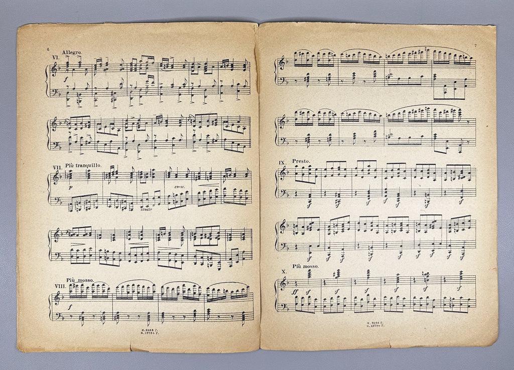 Glière, R. M. Dance of the Soviet Sailors (Yablochko) from the ballet "The Red Poppy". Piano Solo, 1935. In Russian and French