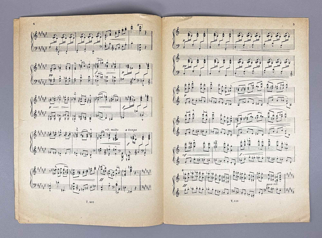 Albéniz, I. Seguidillas. Piano Solo. Series: Concert Repertoire of the Pianist, Triton, 1934. In Russian.