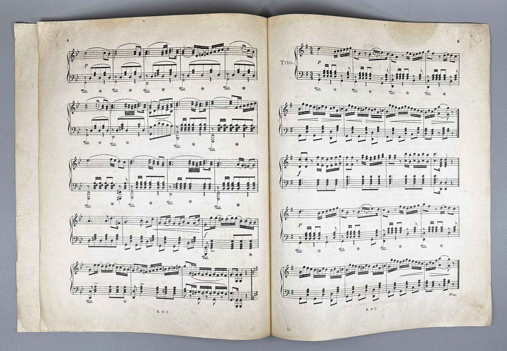 Oginsky, M. K. Farewell to Warsaw (Proshchanie s Varshavoy). Polonaise. Arranged by K. Berg. Piano Solo. Tiflis - Baku, late 19th - early 20th century. In Russian.